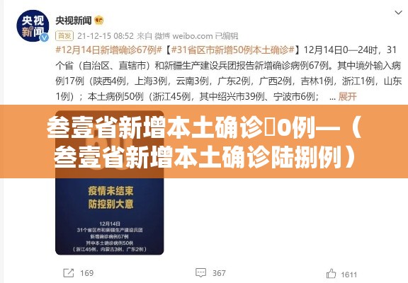 叁壹省新增本土确诊無0例—（叁壹省新增本土确诊陆捌例）