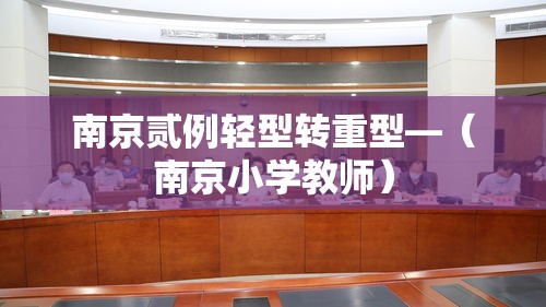 南京贰例轻型转重型—（南京小学教师）