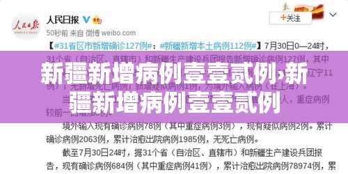 新疆新增病例壹壹贰例›新疆新增病例壹壹贰例