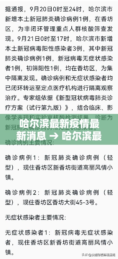 哈尔滨最新疫情最新消息 → 哈尔滨最新消息来了 哈尔滨最新疫情最新消息 → 哈尔滨最新消息来了