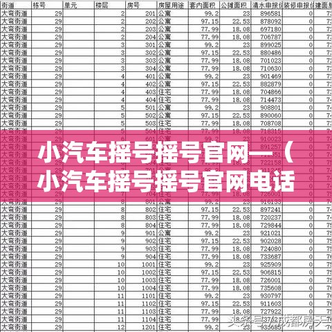 小汽车摇号摇号官网—（小汽车摇号摇号官网电话）