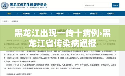 黑龙江出现一传十病例›黑龙江省传染病通报 黑龙江出现一传十病例›黑龙江省传染病通报